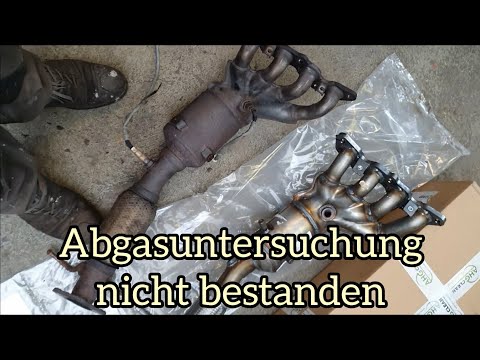 Abgasuntersuchung nicht bestanden Kohlenmonoxidgehalt  über 0,8% und reparieren