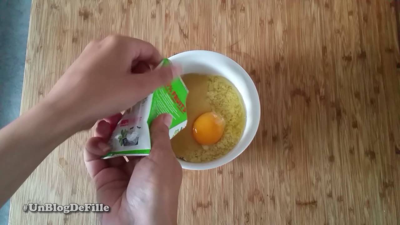 Recette Bowlcake avoine/compote (ou banane)