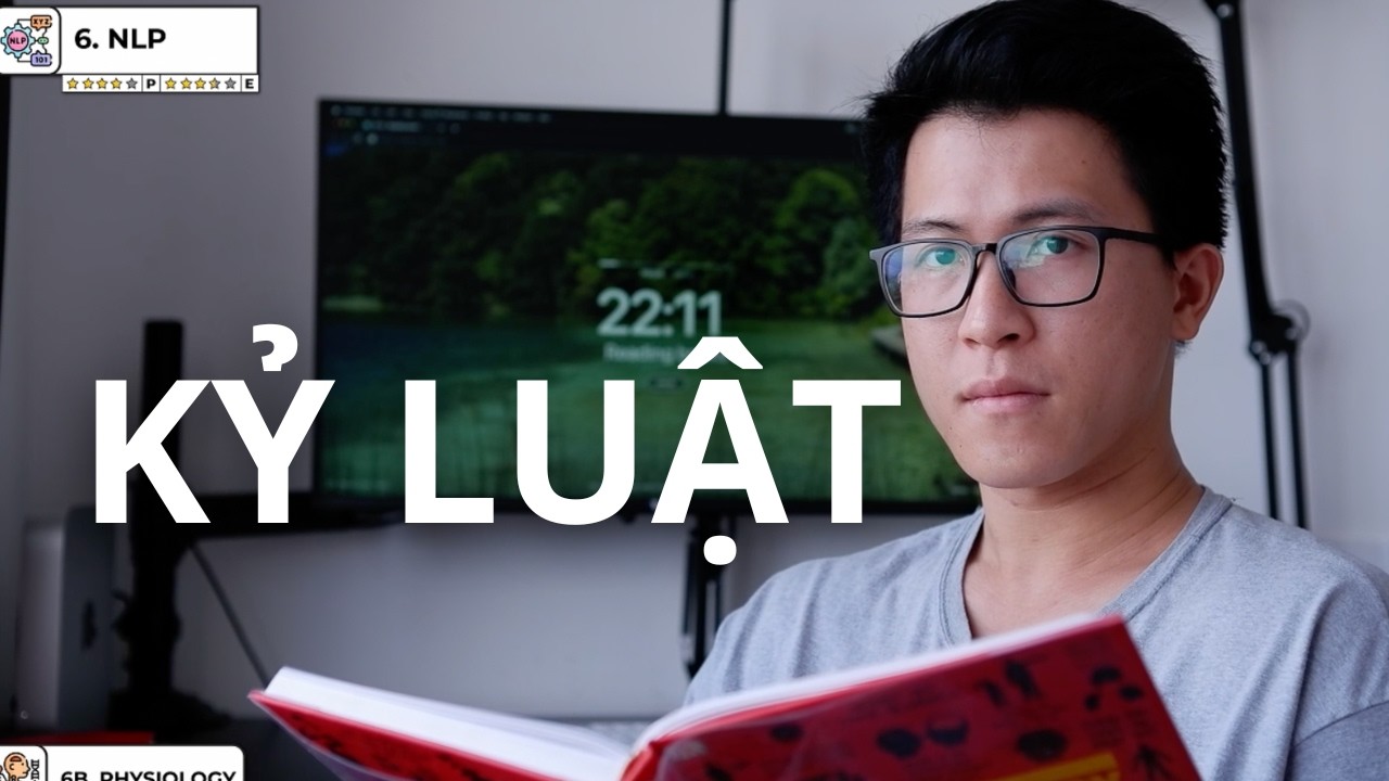 Khoa học về KỶ LUẬT 🧠 (Bí mật cày 'English' ✏️12h/ngày từ 2 A.M dù GHÉT)