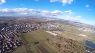 preview picture of video 'Rundflug mit dem Motorschirm, 17.02.2014.'