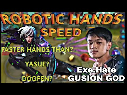 EXE.HATE ROBOTIC HAND SPEED GAMEPLAY 1.5 sec KILL.THE BEAST GUSION IN THE PH