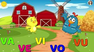 Família Silábica do V - VA, VE, VI, VO, VU