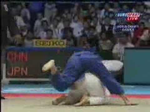 Tamura (JPN) - Gao (CHN), ippon-seoi-nage