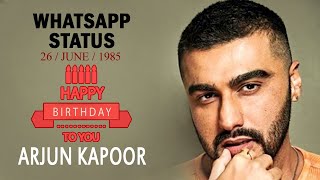 Bollywood Star Son "Arjun Kapoor Birthday" Video | Whatsapp Status [June Born]