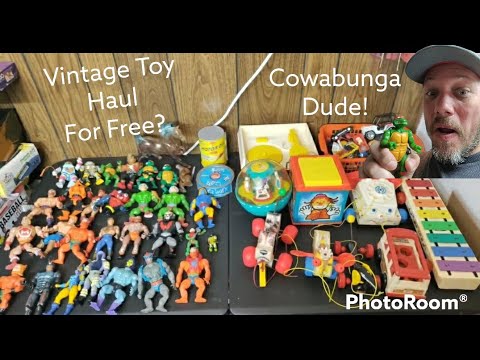 Awesome Vintage Toy Haul For Free! Plus A Bonus Pickup!