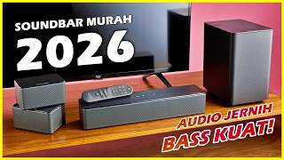 BARU! 10 Rekomendasi SOUNDBAR MURAH TERBAIK 2026 – Dolby Atmos Bass Nendang Untuk Karaoke dan TV