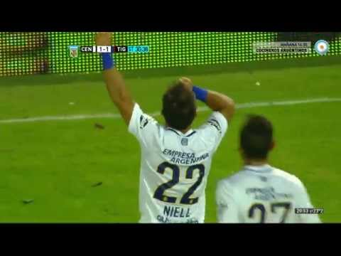 Gol de Niell. Rosario Central 1 - Tigre 1 | Primera División 2015 - Fecha 2