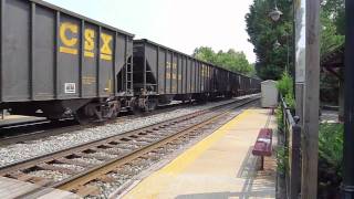preview picture of video 'CSX empty coal cars'