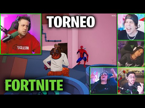 AURON vs STREAMERS en el TORNEO de FORNITE de GREFG 😳😱