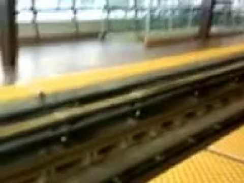 TTC - Line 3 , Mark I train arriving at Kennedy