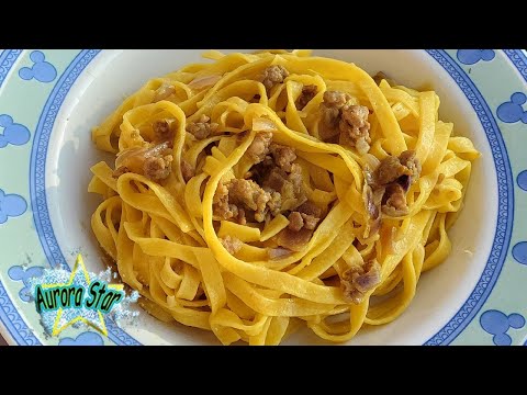 Ricetta: pasta con salsiccia e zafferano