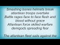Atrocity - Clash Of The Titans Lyrics