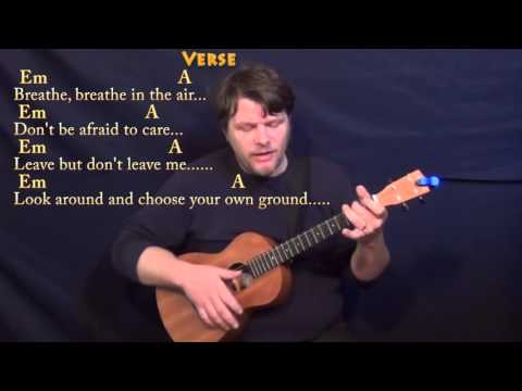 Breathe (Pink Floyd) Bariuke Cover Lesson with Chords/Lyrics