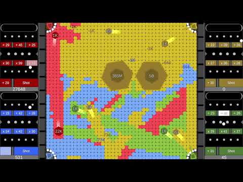 Multiply or Release X Territory War - 4 Player #5 - Marble Race in Unity