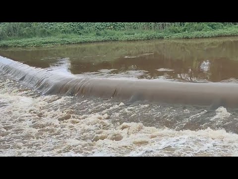 ESPETACULAR CHEIA RIO SALGADO EM AURORA CEARÁ APOS FORTE CHUVAS NA REGIÃO HOJE 22/04/2026