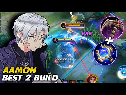 THE BEST 2 ITEM BUILD COMBO FOR AAMON - SURE WIN RANK GAME! AAMON BEST BUILD 2022