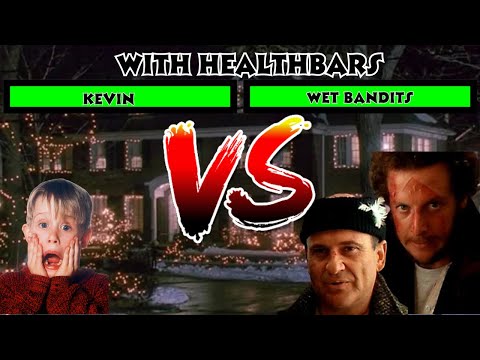 Home Alone Final Battle With Health Bars