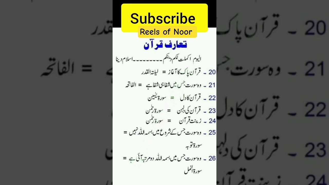 قرآن کا تعارف | قرآن پاک کی عظمت اور اہمیت | #Quran #Islam #QuranPak #IslamicShorts #Shortsقرآن