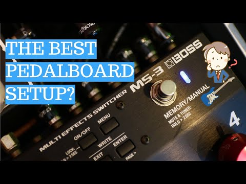 BEST PEDALBOARD FOR GIGGING MUSICIANS: Boss MS-3 Multi Effects Switcher Demo & Usage Tips
