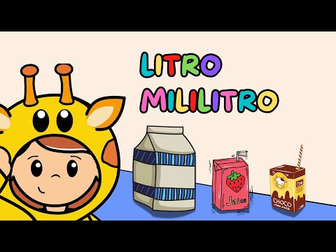 Litro e mililitro - Medidas de capacidade - Matemática - Vídeo educativo com Atividades