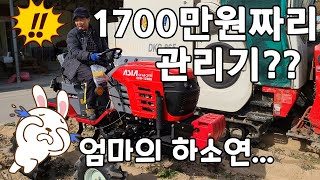 1700만원짜리 승용관리기?? 트랙터 관리기 농기계 귀농귀촌 전원일기