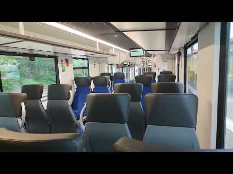 Mitfahrt Wasserstoffzug Alstom Coradia iLint BR 554 als STN RB15