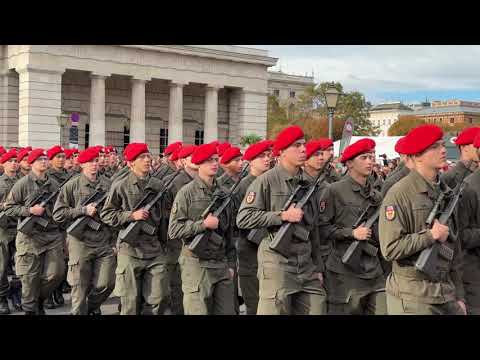 Österreichischer Nationalfeiertag - Heldenplatz Angelobung 26.10.2023 - 4K UHD