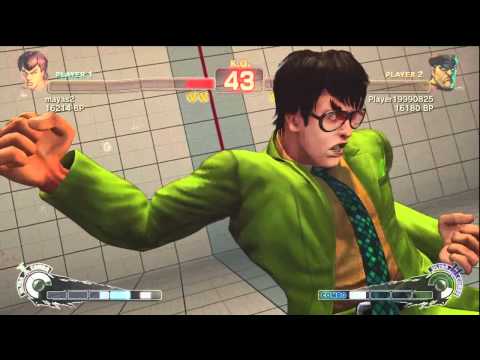 Laugh [Ryu] vs iim83man [Sagat] OO0ooO00oooO [Abel] SSF4 Japanese Ranked Matches - Xbox Live