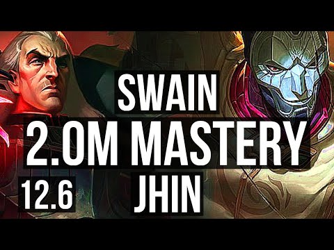 SWAIN & Nautilus vs JHIN & Pyke (ADC) | 5/0/5, 2.0M mastery, 300+ games | EUW Diamond | 12.6