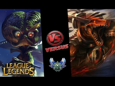 League of Legends - DIAMOND RANKED - HEIMERDINGER VS RENEKTON TOPLANE!