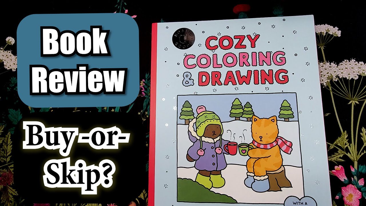 Bobbie Goods Cozy Coloring & Drawing Pad Review | Winter & Christmas