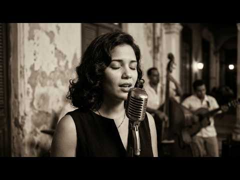 Bolero en La Habana Vieja 🌙 Café Antiguo, Tabaco y Romance | Cuban Night Atmosphere