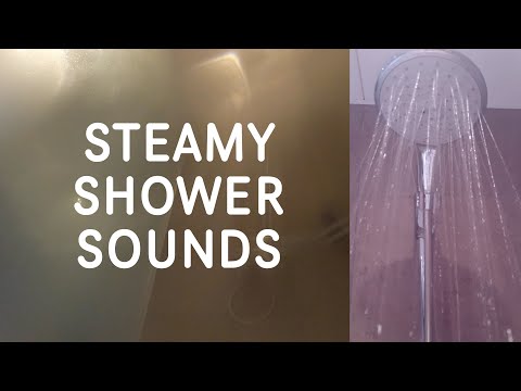 RUNNING SHOWER WHITE NOISE - Steamy water sound for 8 hours of relaxing sleep