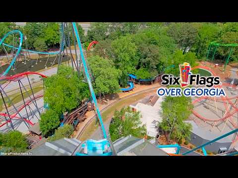 On-ride point of view of Goliath