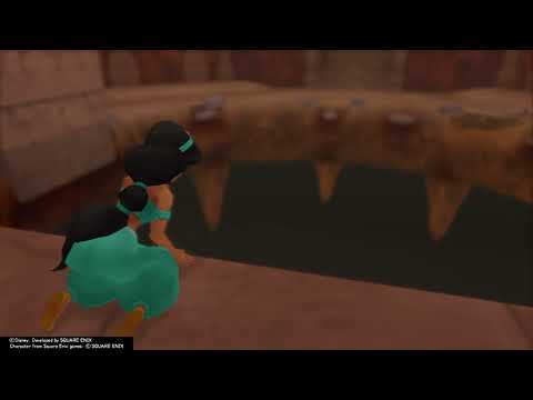 Kingdom Hearts Final Mix (PS4) Cutscene #68 Princess Jasmine Taken