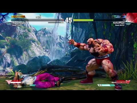 KofenPlays - SFV Ranked Match Online - Rage Quit