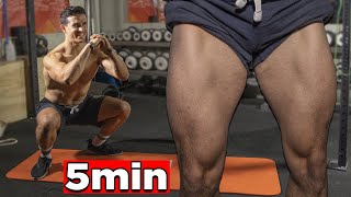 Le meilleur entrainement Jambes (sans matériel en 5minutes !)
