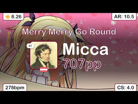 [Live] Micca | Chitose Sara - Merry Merry Go Round [Extra] +HDDT 99.07% {#1 707pp FC} - osu!