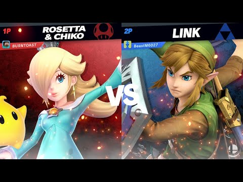 Super Smash Bros Ultimate BURNTOAST (Rosalina & Luma) vs BeastM6027 (Link)