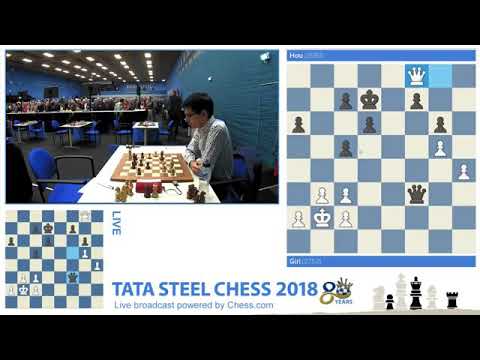 Anish Giri Vs Hou Yifan | Tata Steel Chess Video's Masters Round 1 (2018)