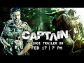 CAPTAIN | Official Hindi Trailer On 17th Feb at 7 PM | Arya | India's First Monster Sci-Fi Film!