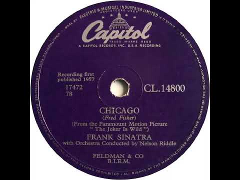 UK New Entry 1957 (164a) Frank Sinatra - Chicago