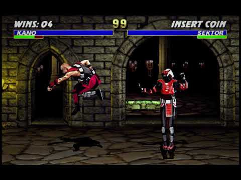 Mortal Kombat 3 + Kano vs Sector (cpu)