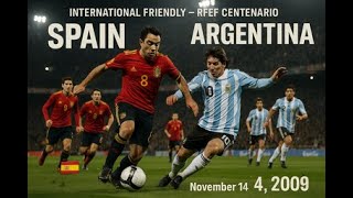 Download lagu Spain  vs Argentina | Full Match | International Friendly | RFEF Centenario | November 14, 2009 mp3