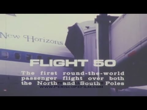 PAN AM AIRLINES FLIGHT 50 OVER NORTH AND SOUTH POLES 1977   3454