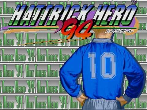 Hat Trick Hero '94 (Taito 1994)  Attract Mode 60fps