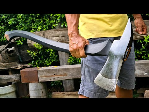 Woodworking Art Project | The Largest Ebony Axe Handle For Kelly's Firefighter Axe