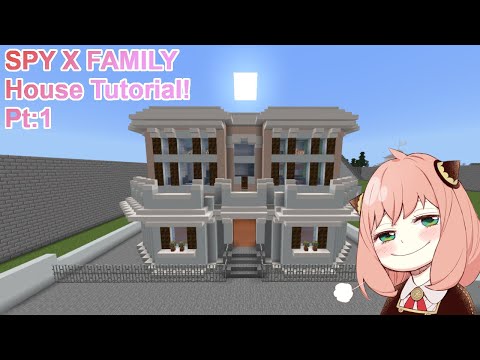 Minecraft Tutorial!: Spy x Family House! PT:1 **Anime Builds** 4K