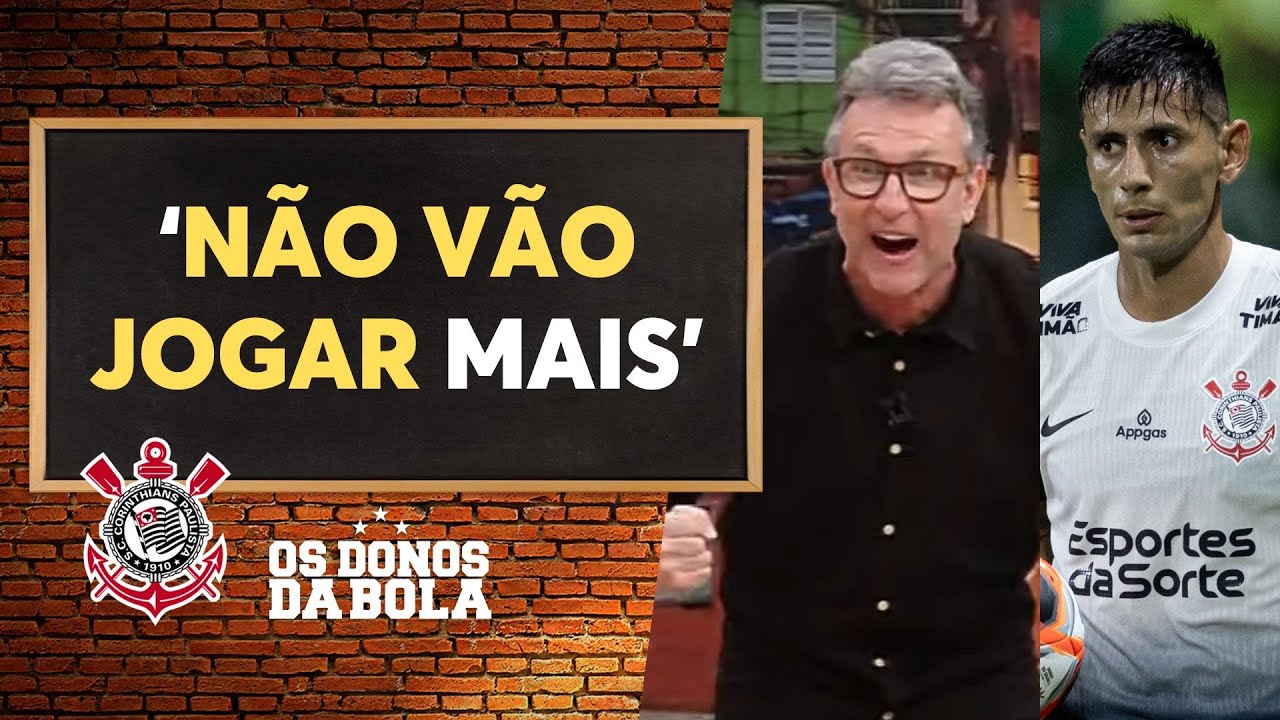 ‘Bidu e Hugo não vão jogar mais’, diz Neto sobre Angileri, do Corinthians