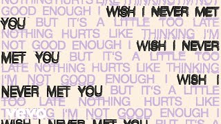 Musik-Video-Miniaturansicht zu I Wish I Never Met You Songtext von Oh Wonder